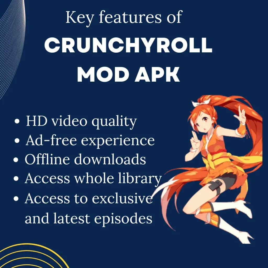 Key Features of Crunchyroll Mod APK
